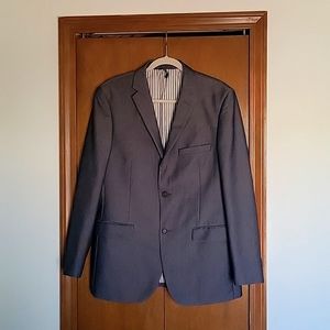 West End Suit Jacket, Navy/Gray, Medium